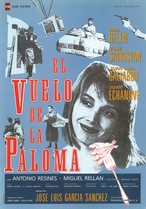 El vuelo de la paloma - Spanish Movie Poster (thumbnail)