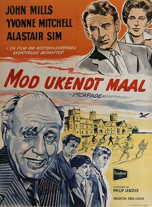 Escapade - Danish Movie Poster (thumbnail)