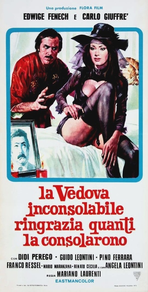 Vedova inconsolabile ringrazia quanti la consolarono, La - Italian Theatrical movie poster (thumbnail)