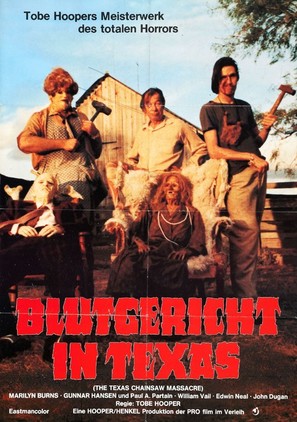 The Texas Chain Saw Massacre - German Movie Poster (thumbnail)
