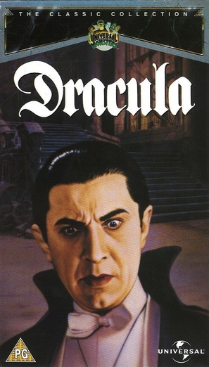 Dracula - British VHS movie cover (thumbnail)