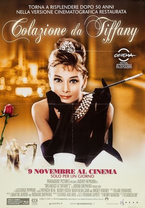Breakfast at Tiffany&#039;s - Italian Re-release movie poster (thumbnail)