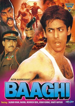 Baaghi: A Rebel for Love - Indian DVD movie cover (thumbnail)