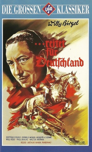 ...reitet f&uuml;r Deutschland - German VHS movie cover (thumbnail)