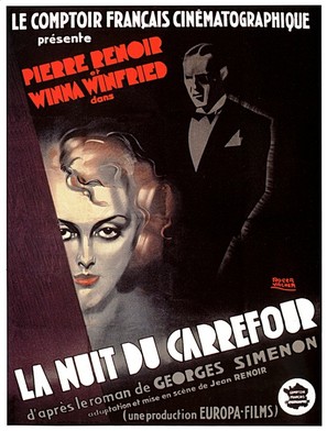La nuit du carrefour - French Movie Poster (thumbnail)