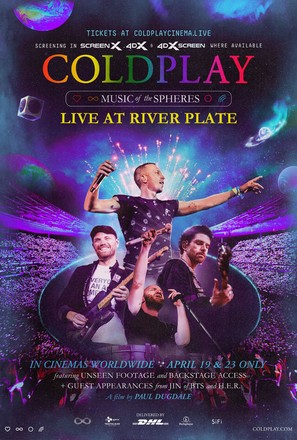 Coldplay - Music of the Spheres: Live at River Plate - British Movie Poster (thumbnail)