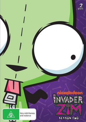 &quot;Invader ZIM&quot; - Australian DVD movie cover (thumbnail)