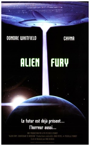 Alien Fury: Countdown to Invasion - French VHS movie cover (thumbnail)