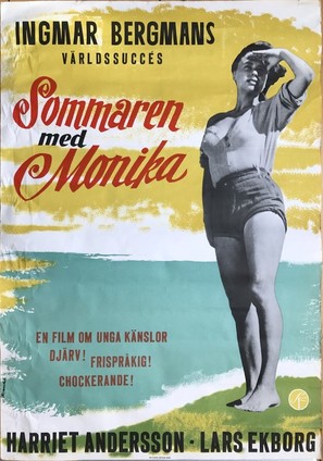 Sommaren med Monika - Swedish Movie Poster (thumbnail)
