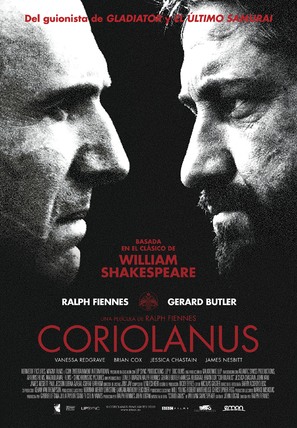 Coriolanus - Spanish Movie Poster (thumbnail)
