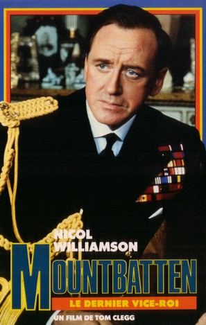 Lord Mountbatten: The Last Viceroy - French VHS movie cover (thumbnail)