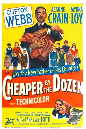 Cheaper by the Dozen - Movie Poster (thumbnail)