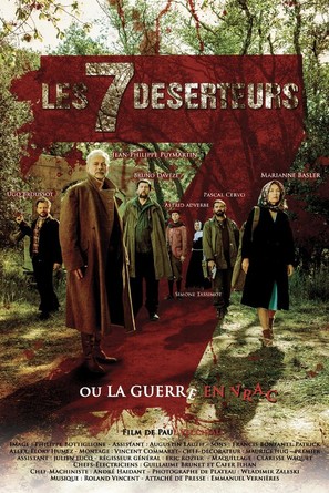 Les sept d&eacute;serteurs ou La guerre en vrac - French Movie Poster (thumbnail)