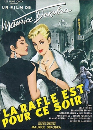 La rafle est pour ce soir - French Movie Poster (thumbnail)