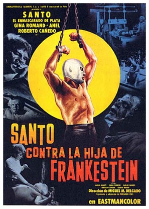 Santo vs. la hija de Frankestein - Mexican Movie Poster (thumbnail)
