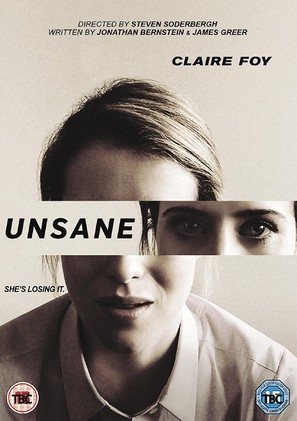 Unsane - British DVD movie cover (thumbnail)