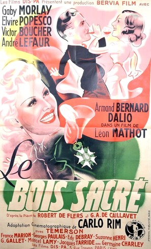 Le bois sacr&eacute; - French Movie Poster (thumbnail)