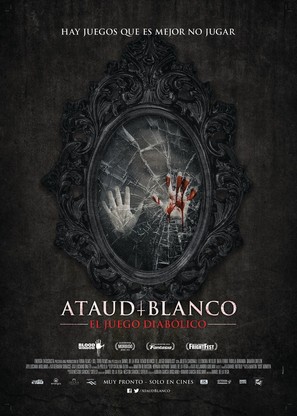 Ata&uacute;d Blanco: El Juego Diab&oacute;lico - Argentinian Movie Poster (thumbnail)