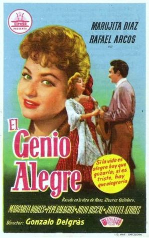 El genio alegre - Spanish Movie Poster (thumbnail)