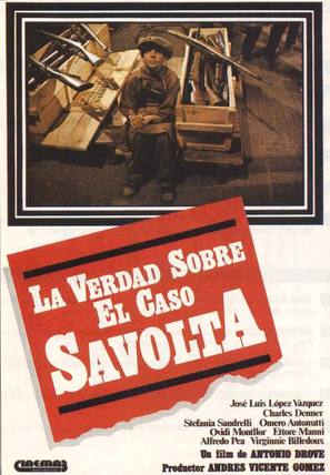 Verdad sobre el caso Savolta, La - Spanish Movie Poster (thumbnail)