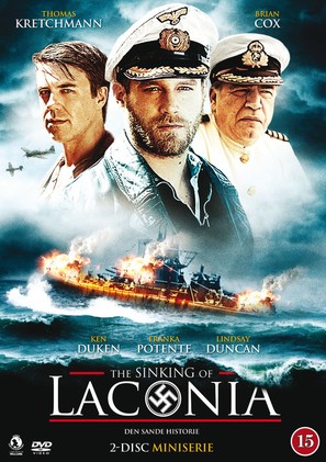&quot;The Sinking of the Laconia&quot; - Danish DVD movie cover (thumbnail)