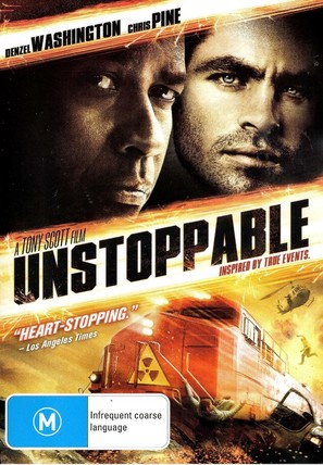 Unstoppable - Australian DVD movie cover (thumbnail)