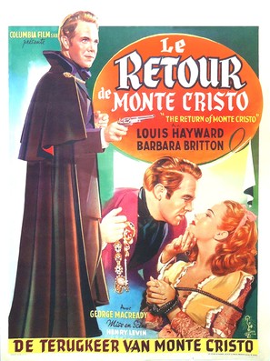 The Return of Monte Cristo - Belgian Movie Poster (thumbnail)