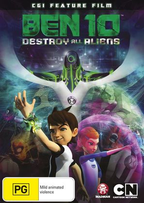 Ben 10 Destroy All Aliens - DVD movie cover (thumbnail)
