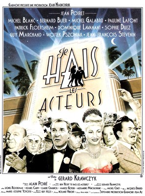 Je hais les acteurs - French Movie Poster (thumbnail)