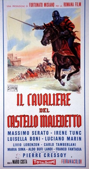 Il cavaliere del castello maledetto - Italian Movie Poster (thumbnail)