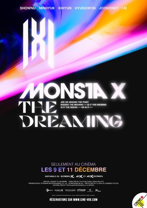 Monsta X: The Dreaming - French Movie Poster (thumbnail)