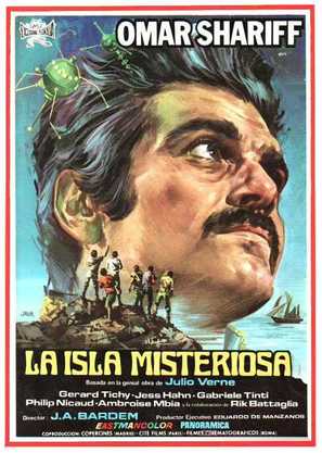Isla misteriosa y el capit&aacute;n Nemo, La - Spanish Movie Poster (thumbnail)