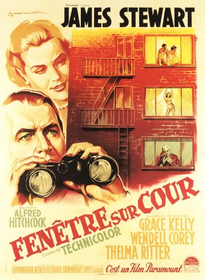 Rear Window - French Movie Poster (thumbnail)