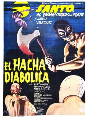 El hacha diab&oacute;lica - Mexican Movie Poster (thumbnail)