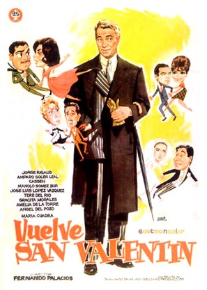 Vuelve San Valent&iacute;n - Spanish Movie Poster (thumbnail)