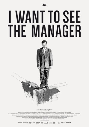 I Want to See the Manager - German Movie Poster (thumbnail)