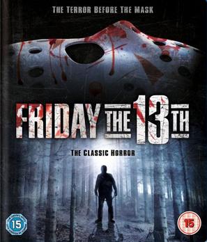 Friday the 13th - British Blu-Ray movie cover (thumbnail)