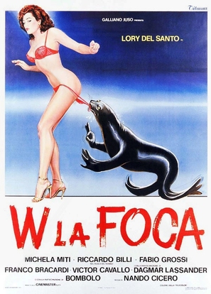 W la foca - Italian Theatrical movie poster (thumbnail)