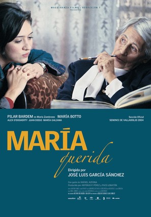 Mar&iacute;a querida - Spanish Movie Poster (thumbnail)