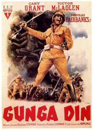 Gunga Din - French Movie Poster (thumbnail)