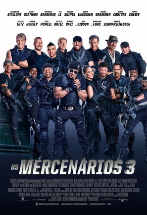 The Expendables 3 - Brazilian Movie Poster (thumbnail)