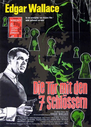 T&uuml;r mit den 7 Schl&ouml;ssern, Die - German Movie Poster (thumbnail)