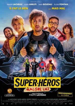 Super-h&eacute;ros malgr&eacute; lui - French Movie Poster (thumbnail)