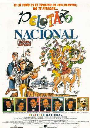 Pelotazo nacional - Spanish Movie Poster (thumbnail)
