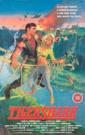 Tigershark - British VHS movie cover (thumbnail)