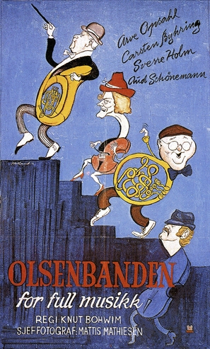 Olsenbanden for full musikk - Norwegian Movie Poster (thumbnail)