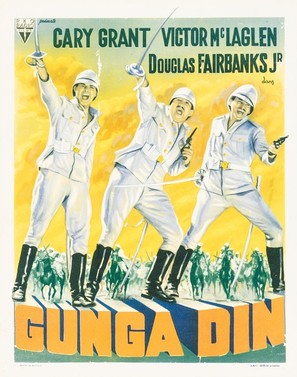 Gunga Din - Belgian Movie Poster (thumbnail)