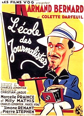 L&#039;&eacute;cole des journalistes - French Movie Poster (thumbnail)