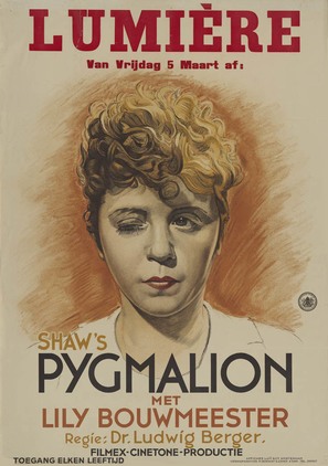 Pygmalion - Dutch Movie Poster (thumbnail)