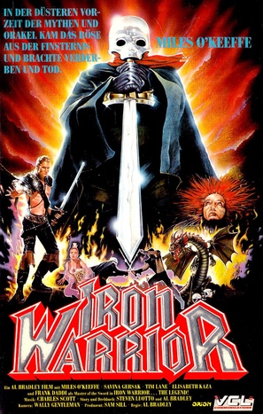 Iron Warrior - German VHS movie cover (thumbnail)